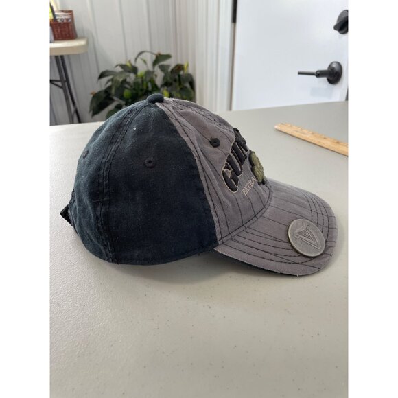 Guinness Extra Stout Adjustable Hat One Size Black Gray Built In Bottle Opener - Picture 9 of 9